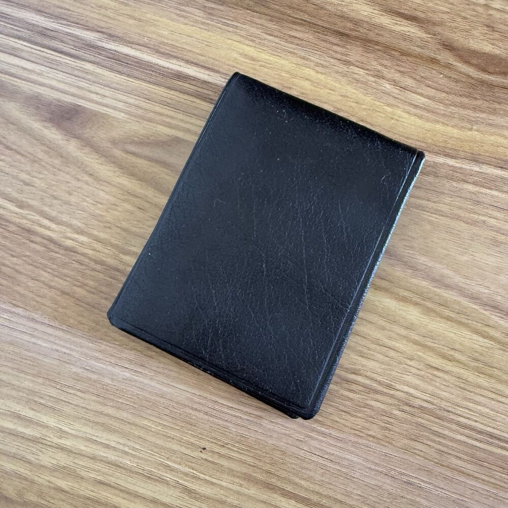 Calfskin Bifold Black Leather Wallet Calfskin Bangalore - Picture 7 of 9